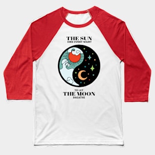 Vintage Yin Yang Day and Night Baseball T-Shirt